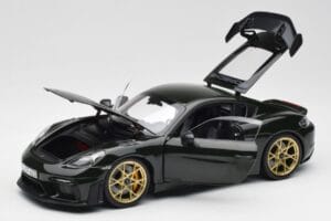 Porsche Cayman GT4 RS 982 Weissach Package Brewster Green Norev 1:18 187250 Metaal — afbeelding 2 van 8