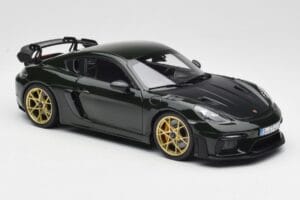 Porsche Cayman GT4 RS 982 Weissach Package Brewster Green Norev 1:18 187250 Metaal — afbeelding 6 van 8