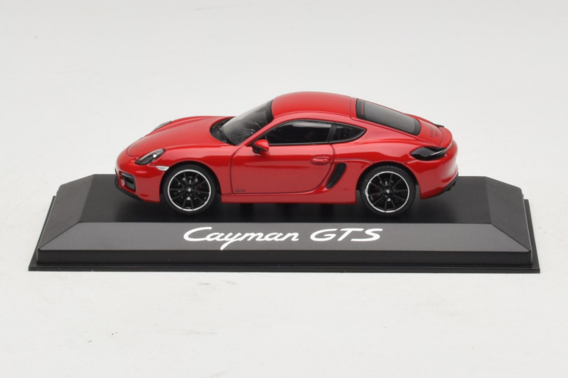 Porsche Cayman 981 GTS Rood Minichamps 1:43 WAP0200150E Metaal