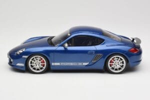 Porsche Cayman R 987.2 Aqua Blue Metallic GT Spirit 1:18 GT901 Hars — afbeelding 3 van 6