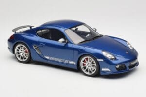 Porsche Cayman R 987.2 Aqua Blue Metallic GT Spirit 1:18 GT901 Hars — afbeelding 4 van 6