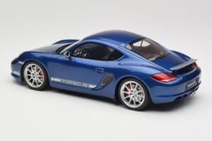Porsche Cayman R 987.2 Aqua Blue Metallic GT Spirit 1:18 GT901 Hars — afbeelding 5 van 6