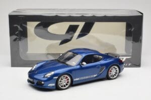 Porsche Cayman R 987.2 Aqua Blue Metallic GT Spirit 1:18 GT901 Hars — afbeelding 6 van 6