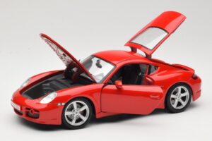 Porsche Cayman S 987.2 Rood Maisto 1:18 31122 Metaal — afbeelding 2 van 8