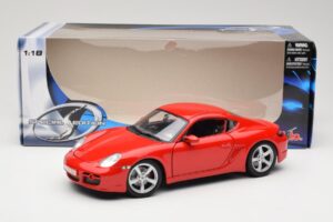 Porsche Cayman S 987.2 Rood Maisto 1:18 31122 Metaal — afbeelding 8 van 8