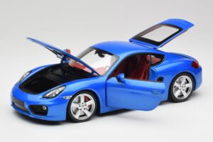 Porsche Cayman 981 S Aqua Blauw Metallic Minichamps 1:18 110062221 Metaal — afbeelding 2 van 8
