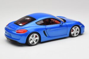 Porsche Cayman 981 S Aqua Blauw Metallic Minichamps 1:18 110062221 Metaal — afbeelding 3 van 8