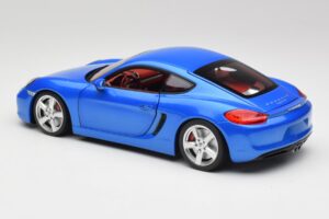 Porsche Cayman 981 S Aqua Blauw Metallic Minichamps 1:18 110062221 Metaal — afbeelding 7 van 8