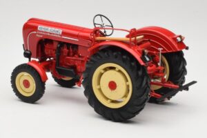 Porsche-Diesel Super Tractor Hofherr Schrantz Rood Minichamps 1:18 109183071 Metaal — afbeelding 7 van 8
