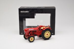 Porsche-Diesel Super Tractor Hofherr Schrantz Rood Minichamps 1:18 109183071 Metaal — afbeelding 8 van 8