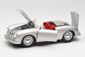 Porsche No. 1 Typ 356 Roadster Zilver Maisto 1:18 50324 Metaal — afbeelding 2 van 8