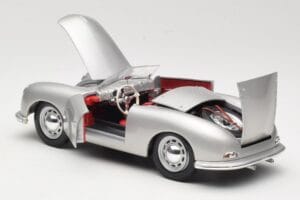 Porsche No. 1 Typ 356 Roadster Zilver Maisto 1:18 50324 Metaal — afbeelding 5 van 8