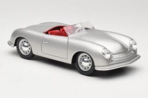 Porsche No. 1 Typ 356 Roadster Zilver Maisto 1:18 50324 Metaal — afbeelding 6 van 8