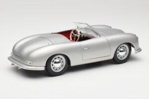 Porsche No. 1 356 Roadster Fish Zilver Maisto 1:18 31853 Metaal — afbeelding 3 van 8