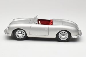 Porsche No. 1 356 Roadster Fish Zilver Maisto 1:18 31853 Metaal — afbeelding 4 van 8