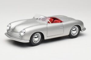 Porsche No. 1 356 Roadster Fish Zilver Maisto 1:18 31853 Metaal