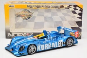 Porsche RS Spyder LMP2 #31 Team Essex C. Elgaard / J. Nielsen / K. Poulsen 24 Hours of Le Mans 2008 Norev 1:18 187519 Metaal — afbeelding 6 van 6