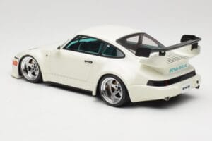 Porsche RWB 911 964 Flat Nose Grand Prix White GT Spirit 1:18 GT506 Hars — afbeelding 5 van 6