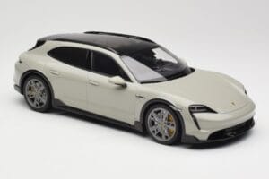 Porsche Taycan Cross Turismo Turbo S Chalk Grey Minichamps 1:18 155069302 Metaal — afbeelding 4 van 6