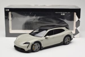 Porsche Taycan Cross Turismo Turbo S Chalk Grey Minichamps 1:18 155069302 Metaal — afbeelding 6 van 6