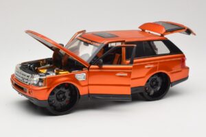 Range Rover Sport L320 Oranje Maisto 1:18 31081 Metaal — afbeelding 2 van 8