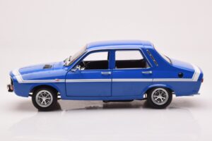 Renault 12 Gordini Zonder Bumpers Bleu de France Norev 1:18 185248 Metaal — afbeelding 4 van 8