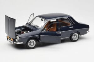 Renault 12 TS Donkerblauw Norev 1:18 185214 Metaal — afbeelding 2 van 8
