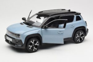 Renault 4 E-Tech Electric Cloud Blue Norev 1:18 185521 Metaal — afbeelding 2 van 8
