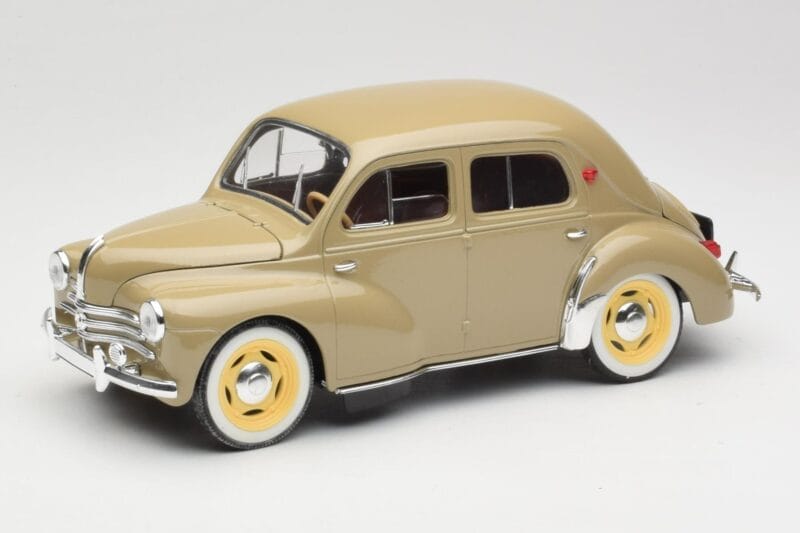 Renault 4CV Berline Gris Ardoise Solido 1:18 8059 Metaal