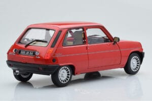 Renault 5 Alpine Turbo Rood Norev 1:18 185243 Metaal — afbeelding 4 van 8