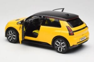 Renault 5 E-Tech Pop Geel & Zwart Norev 1:18 185500 Metaal — afbeelding 5 van 8