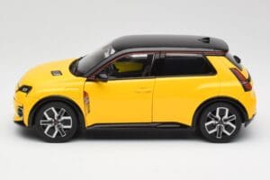 Renault 5 E-Tech Pop Geel & Zwart Norev 1:18 185500 Metaal — afbeelding 6 van 8