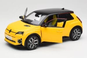 Renault 5 E-Tech Pop Geel & Zwart Norev 1:18 185500 Metaal — afbeelding 7 van 8