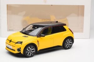 Renault 5 E-Tech Pop Geel & Zwart Norev 1:18 185500 Metaal — afbeelding 8 van 8