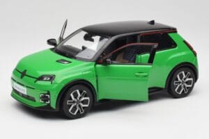 Renault 5 E-Tech Electric Pop Groen & Zwart Norev 1:18 185502 Metaal — afbeelding 2 van 8