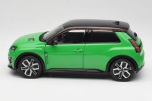 Renault 5 E-Tech Electric Pop Groen & Zwart Norev 1:18 185502 Metaal — afbeelding 4 van 8