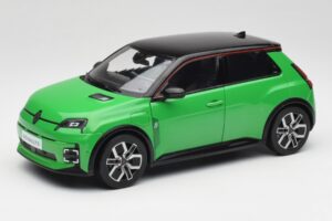 Renault 5 E-Tech Electric Pop Groen & Zwart Norev 1:18 185502 Metaal