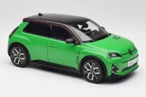 Renault 5 E-Tech Electric Pop Groen & Zwart Norev 1:18 185502 Metaal — afbeelding 6 van 8