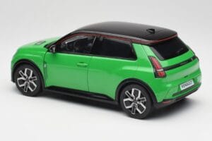 Renault 5 E-Tech Electric Pop Groen & Zwart Norev 1:18 185502 Metaal — afbeelding 7 van 8