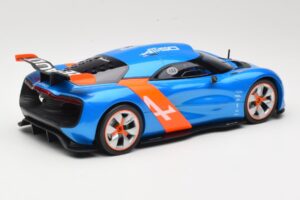 Alpine A110-50 Blauw & Oranje Norev 1:18 185147 Metaal — afbeelding 2 van 6