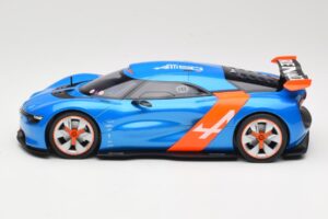 Alpine A110-50 Blauw & Oranje Norev 1:18 185147 Metaal — afbeelding 3 van 6