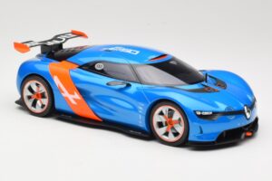 Alpine A110-50 Blauw & Oranje Norev 1:18 185147 Metaal — afbeelding 4 van 6