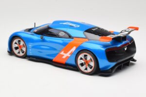Alpine A110-50 Blauw & Oranje Norev 1:18 185147 Metaal — afbeelding 5 van 6