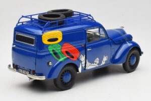 Renault Juvaquatre Michelin Blue Solido 1:18 82008 Metaal — afbeelding 3 van 8