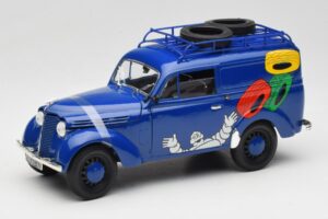 Renault Juvaquatre Michelin Blue Solido 1:18 82008 Metaal