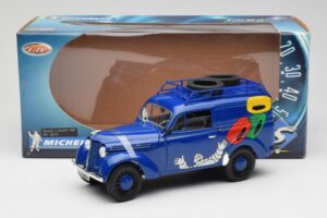 Renault Juvaquatre Michelin Blue Solido 1:18 82008 Metaal — afbeelding 8 van 8