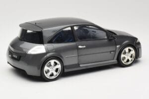 Renault Megane Mk2 RS Vampire Grey Norev 1:18 185101 Metaal — afbeelding 3 van 8