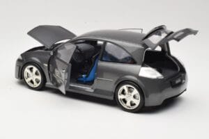 Renault Megane Mk2 RS Vampire Grey Norev 1:18 185101 Metaal — afbeelding 5 van 8