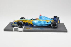 Renault R25 #5 F. Alonso 2nd Place British GP 2005 Minichamps 1:18 117051105 Metaal