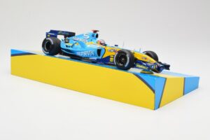 Renault R25 #5 F. Alonso 2nd Place British GP 2005 Minichamps 1:18 147051105 Metaal — afbeelding 4 van 6